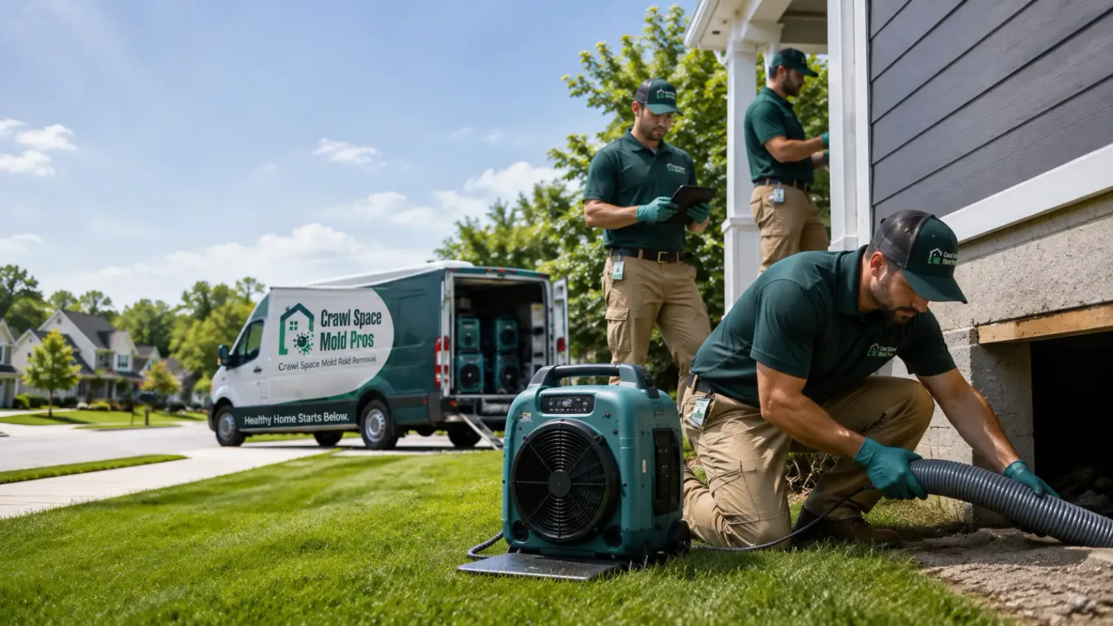 Crawl Space Mold Removal in Monticello, IA